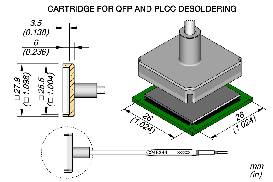 C245344 - QFP Cartridge 26 x 26